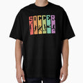 Retro Striped Soccer Design - Alyssa Koerber by Alyssa Koerber