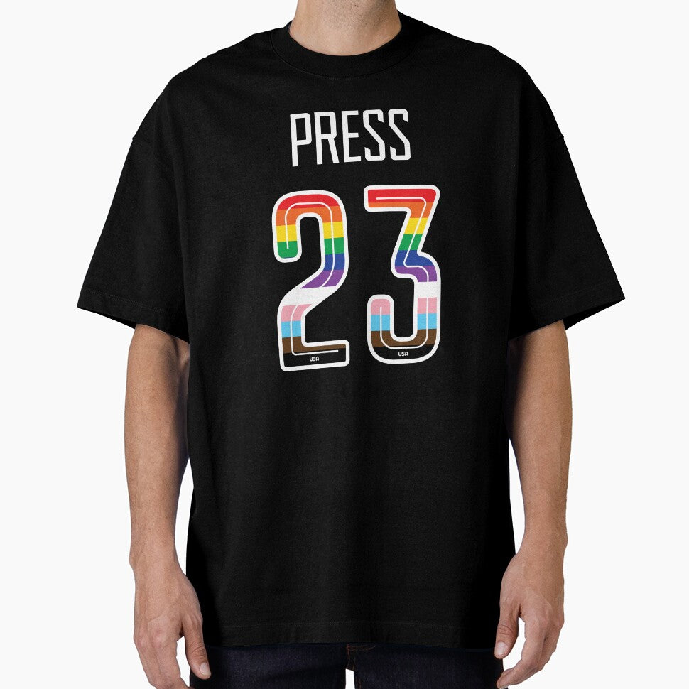 Christen Press 23 / USWNT / Press Pride Jersey Style by elopez1755