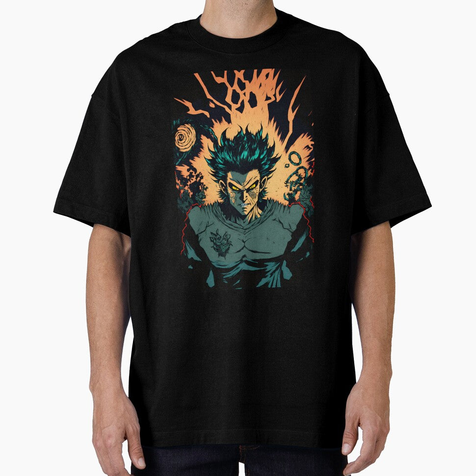Anime Demon Son with fire1 by Bubblebuk