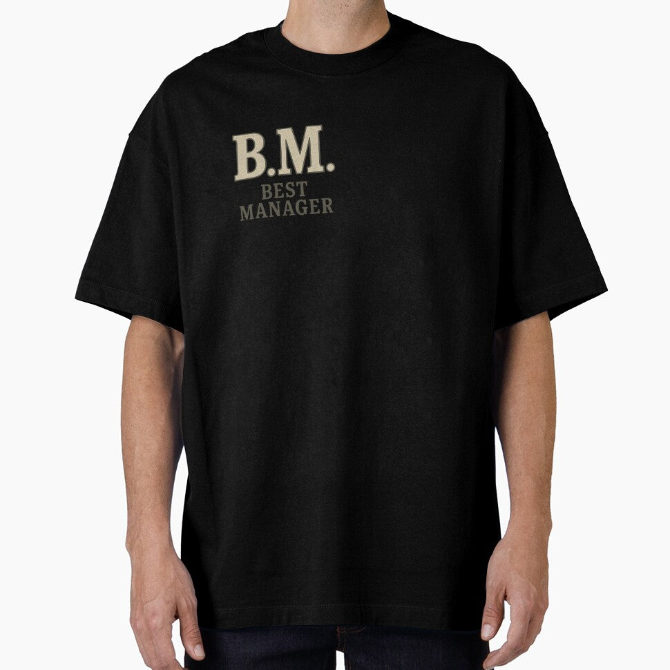 Best Manager – Bold Statement Tee by BB Design Garage