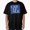 Carlisle UK (Blue) Typography Minimalist Patriotic Travel Souvenir by kakarikihill