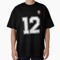 Number 12 Mexico Flag Football Fan by BernoNickel