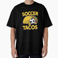 Soccer And Tacos Funny Food And Sports Graphic Design by haitrieuic96