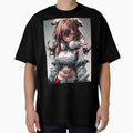 Anime snow girl fighter with bear ears portrait art by TheArtistOf2022
