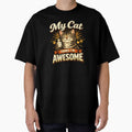 My Cat Thinks I’m Awesome – Cute Funny Cat Lover Design by blankTeeShirt