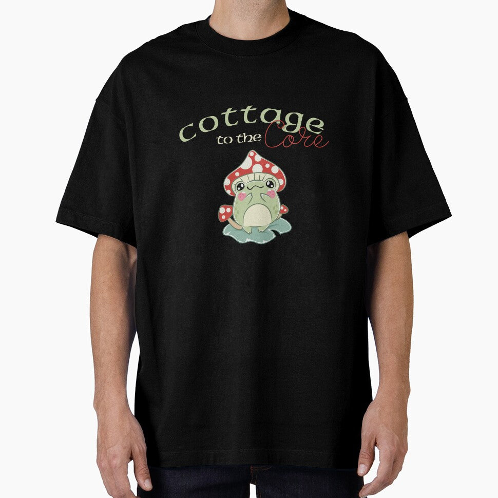 Cottage Core Mushroom Frog by PixelsNBows
