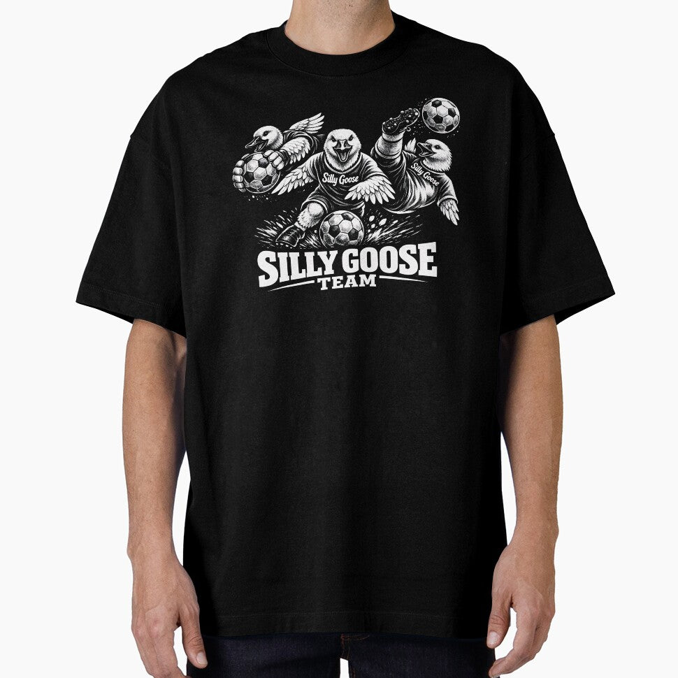 Soccer Sily Goose Player - Football Fan Game Funny Supporter - Minimalist Animal Art by BeaverFriends