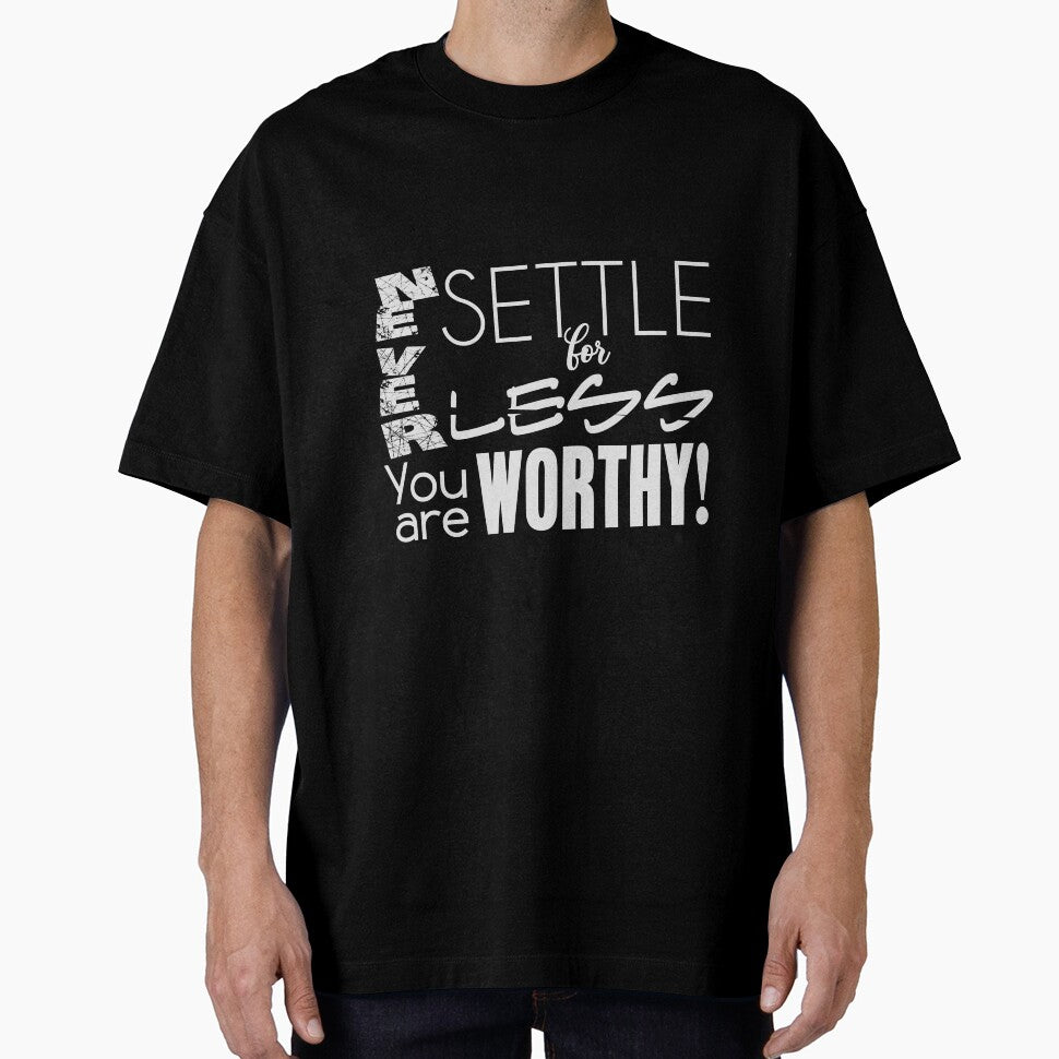 Never settle for less by markyartshop