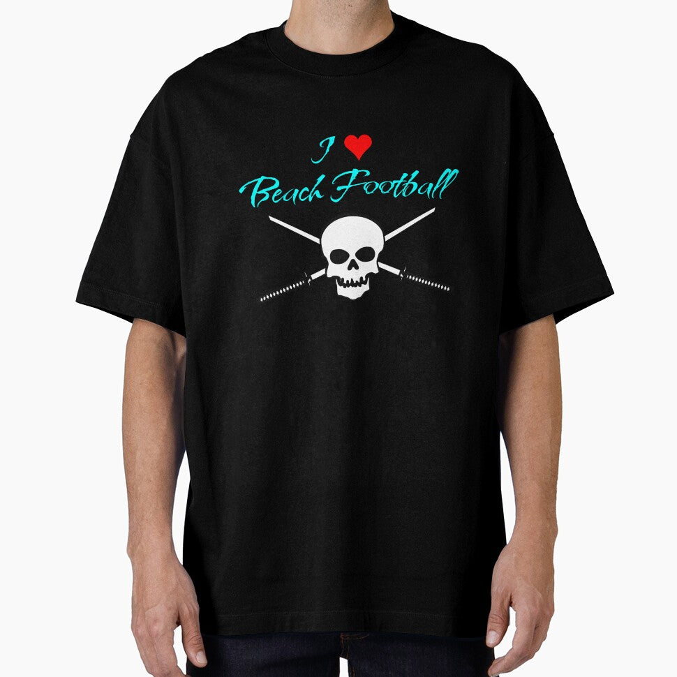 i love beach football by bluepenshop