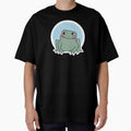 sitting frog (blue) by sanfrankiecisco