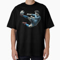 Scissor Kick Soccer Art – Dynamic Football Action Moment by denip