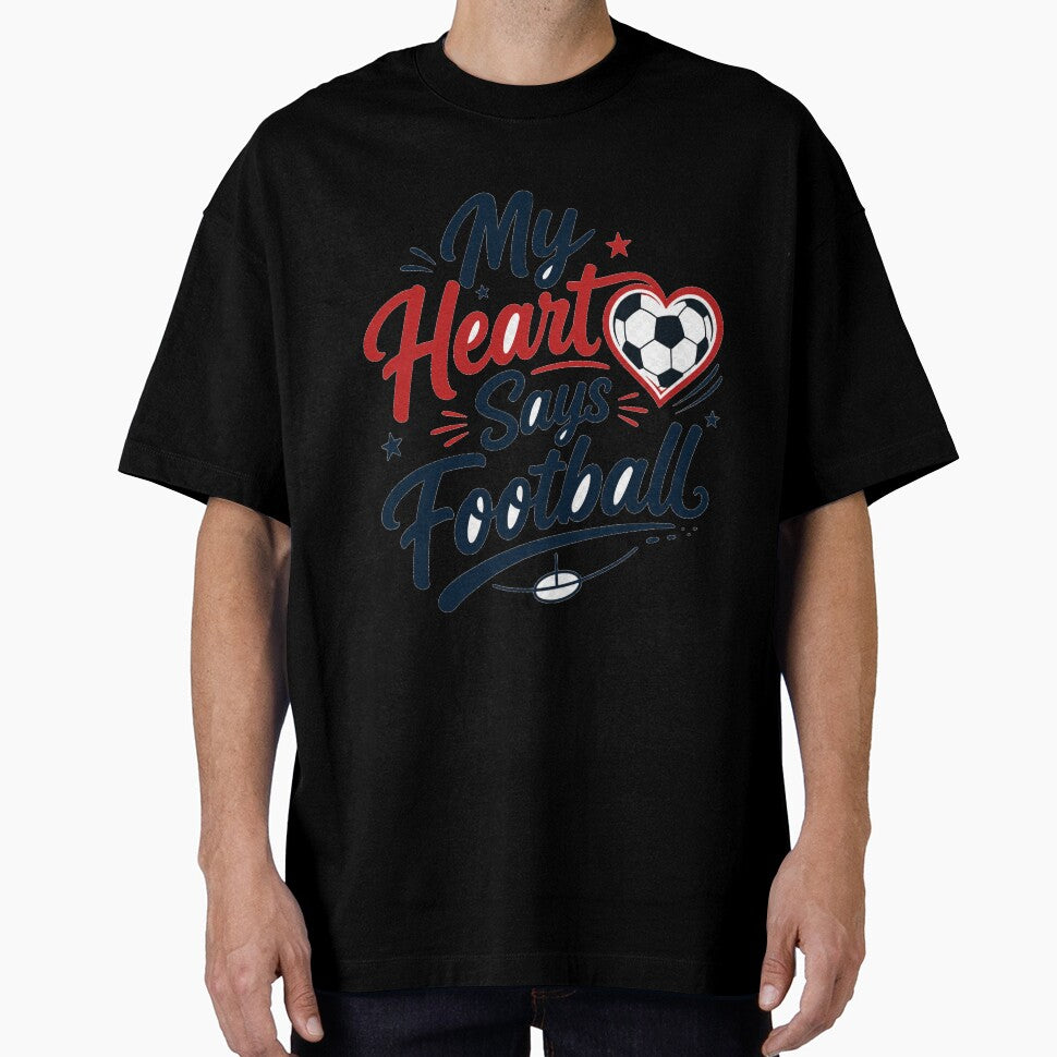 My Heart Says Football Design by StyleLap