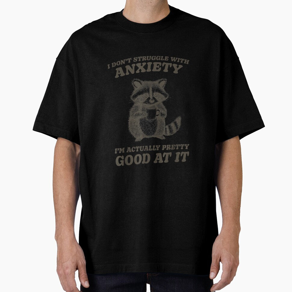 Presto Funny Anxiety T-Shirt - Unisex-Adults, Blue, Small, Short Sleeve, by EzraIBlankenshi