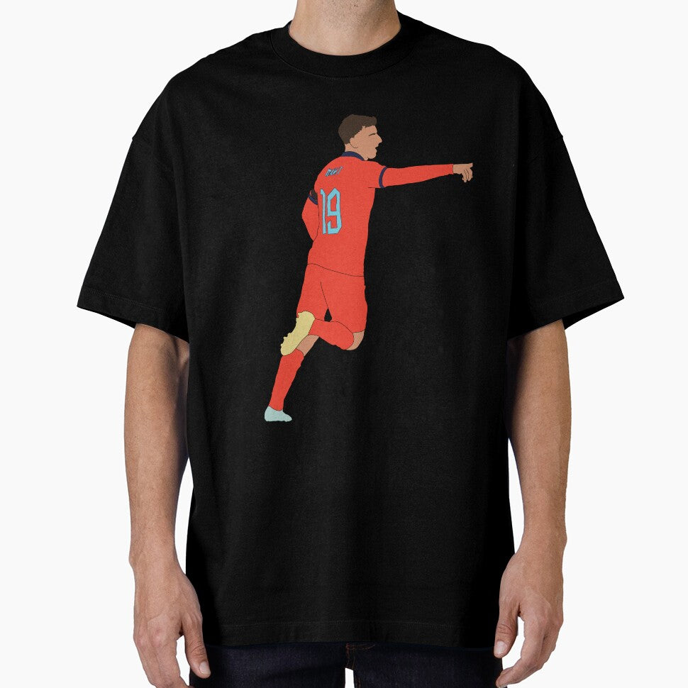 Mason Mount England Goal Celebration Minimalist by Hevding