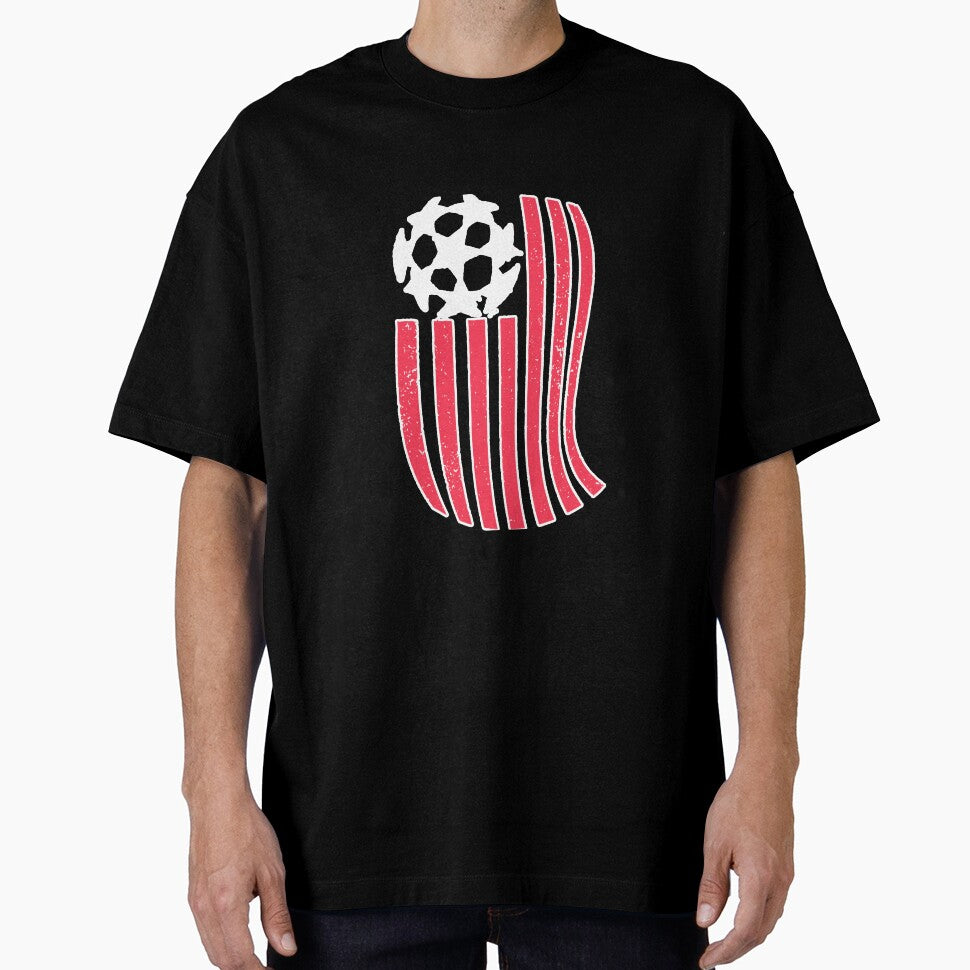 Usa Flag With Soccer Ball Distressed by NeverLoseSF