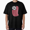Usa Flag With Soccer Ball Distressed by NeverLoseSF