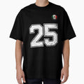 Number 25 Mexico Flag Football Fan by BernoNickel