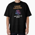 Game legend - Born in April - BW by Nemesiscrowd