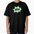 Minimalist comic statement featuring the word "WOW" in a striking speech bubble shape. by New Vision by ToMz