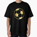 Gold Grunge Soccer Ball by Mysewcuteboutiq