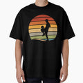 Retro Vintage Soccer Player Sunset Graphic by tempotats