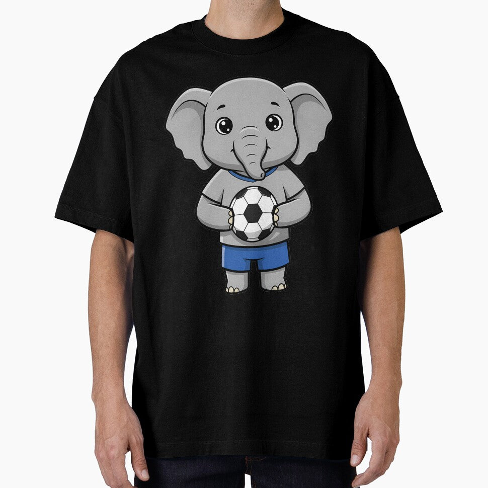 Cute Elephant Soccer Player Ball by k3rstman1