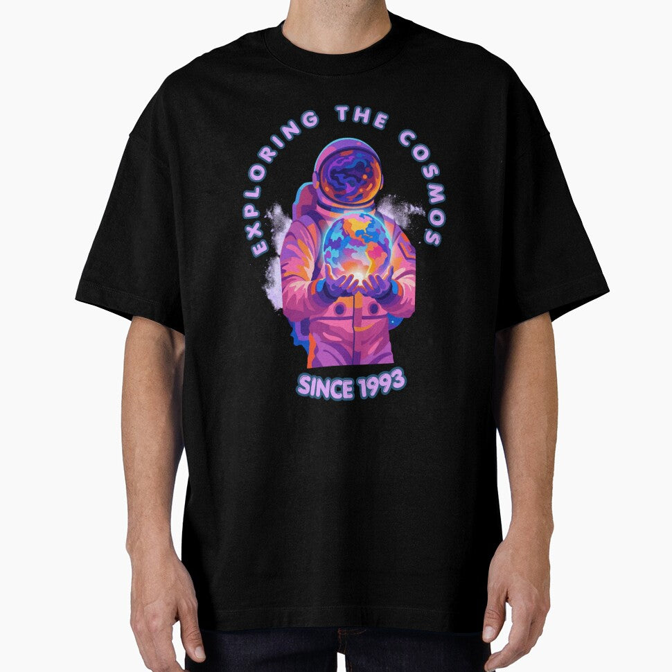 Exploring the Cosmos Since 1993 – Colorful Astronaut Art by MedCanvas