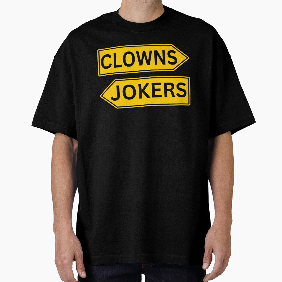 Clowns and Jokers Road Signs Sarcastic Direction by erozzz