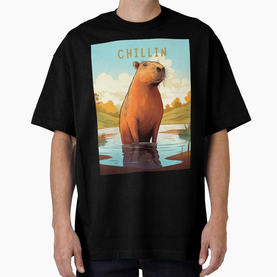 Capybara Slay Chillin by MinimalAesthet