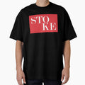 Stoke UK City Typography Minimalist Patriotic Travel Souvenir by kakarikihill
