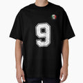 Number 9 Mexico Flag Football Fan by BernoNickel
