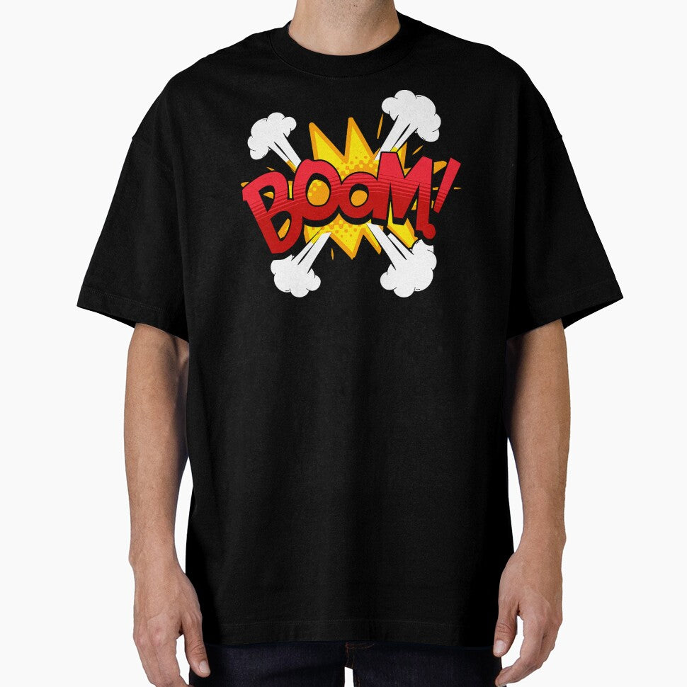 Explosive comic motif with the powerful lettering "BOOM!" in dynamic pop art style. by New Vision by ToMz