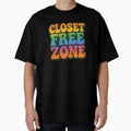 Closet Free Zone – Bold Rainbow Typography by Haus Of Sin