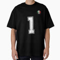 Number 1 Mexico Flag Football Fan by BernoNickel
