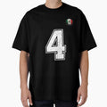 Number 4 Mexico Flag Football Fan by BernoNickel