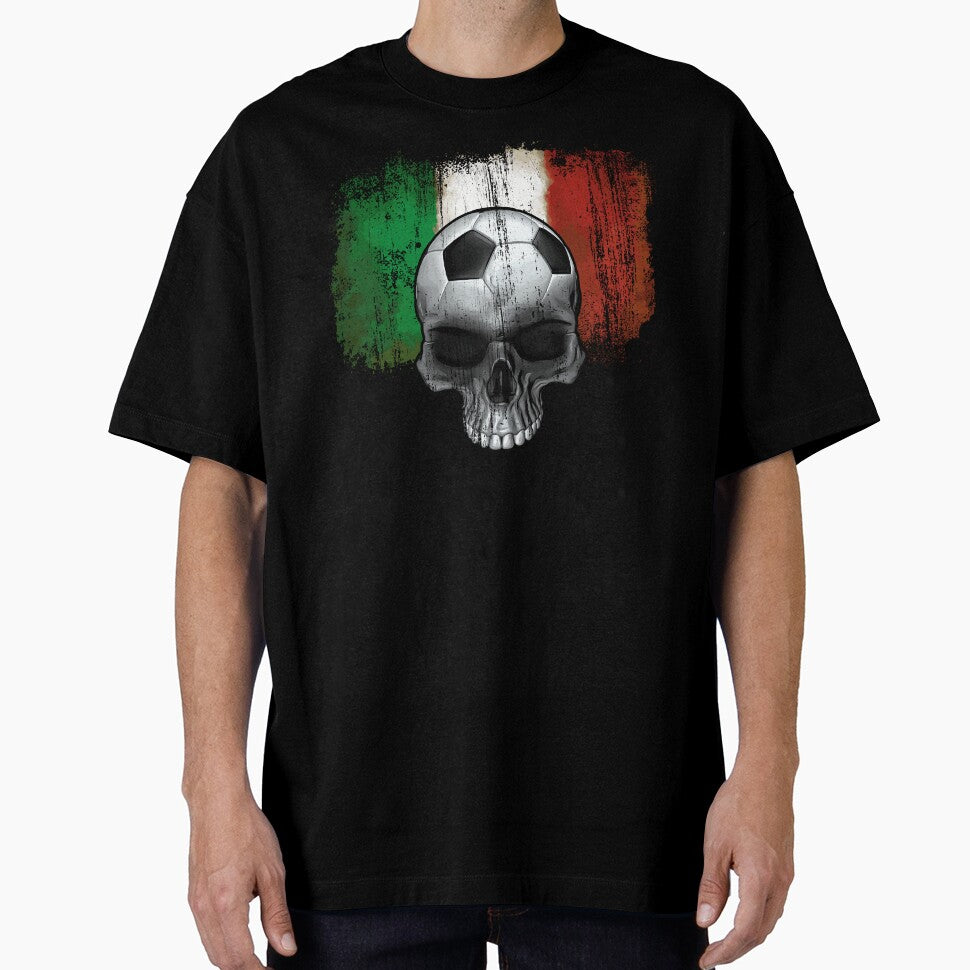 italian football soccer skull by drizzd