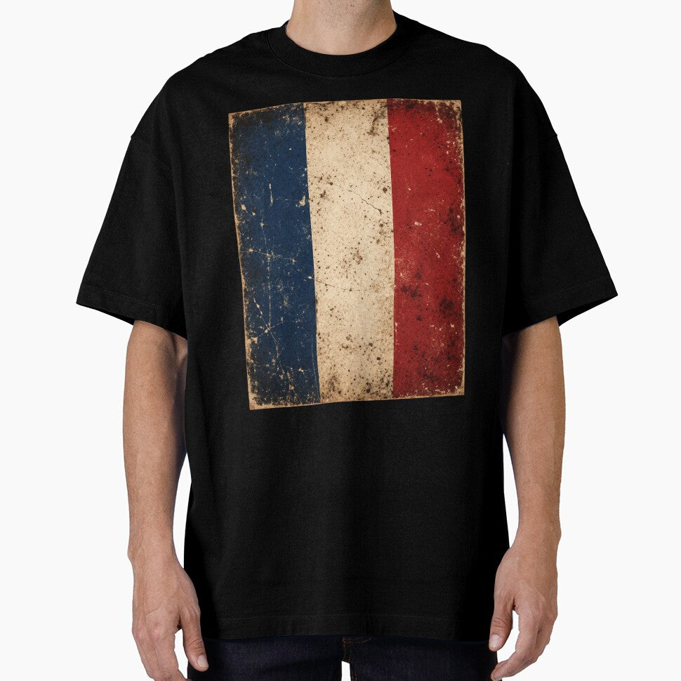 Vintage Distressed French Flag by Junior-Design