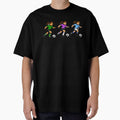 Pixel Women’s Soccer Players Dribbling Trio – Retro 8-Bit Football Players by Is It Soccer Or Football