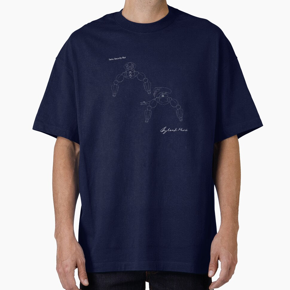 Tetra Security Robot blueprint - Prints & T-shirt by iylandmoncee