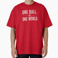 One Ball One World – Football Fan Minimalist Design by Mysthor-Designs