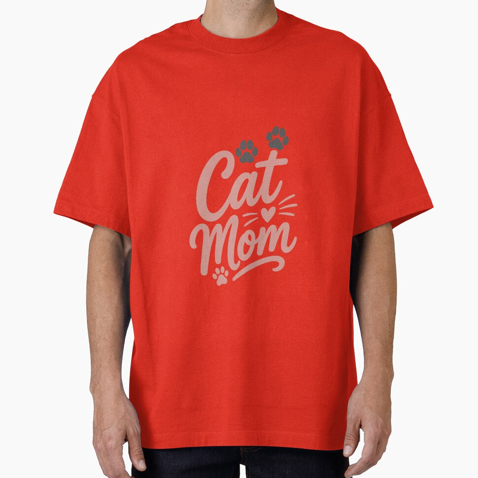 Cat Mom Cute Paw Lover Design by SarahCreativeLab