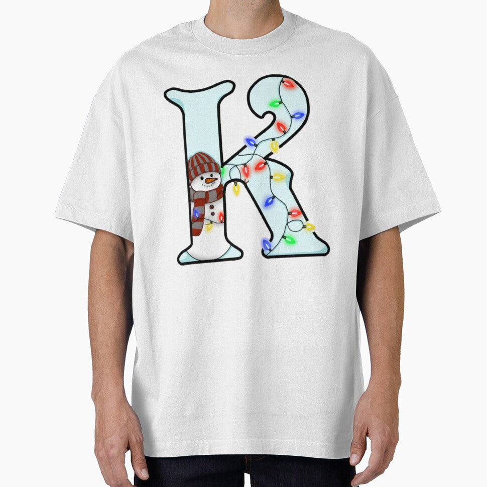 Holiday themed letter K by Artistkhg
