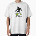 Minimalist Neon Football Dribble Bone Player Hoodie by Mr-wow