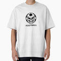 Fierce Soccer Skull Premium Minimalist Football Sticker by Mr-wow