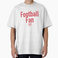 Football Fan Heart Typography Red by Anne97s