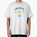 Sweden Vintage Soccer Tee by C & T ArtLab