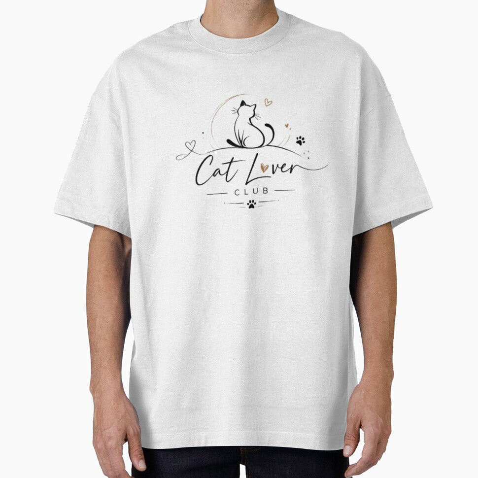 Minimal Cute Cat Lover Club Aesthetic Cat Design by Sanika arts