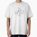 Minimal Cute Cat Lover Club Aesthetic Cat Design by Sanika arts