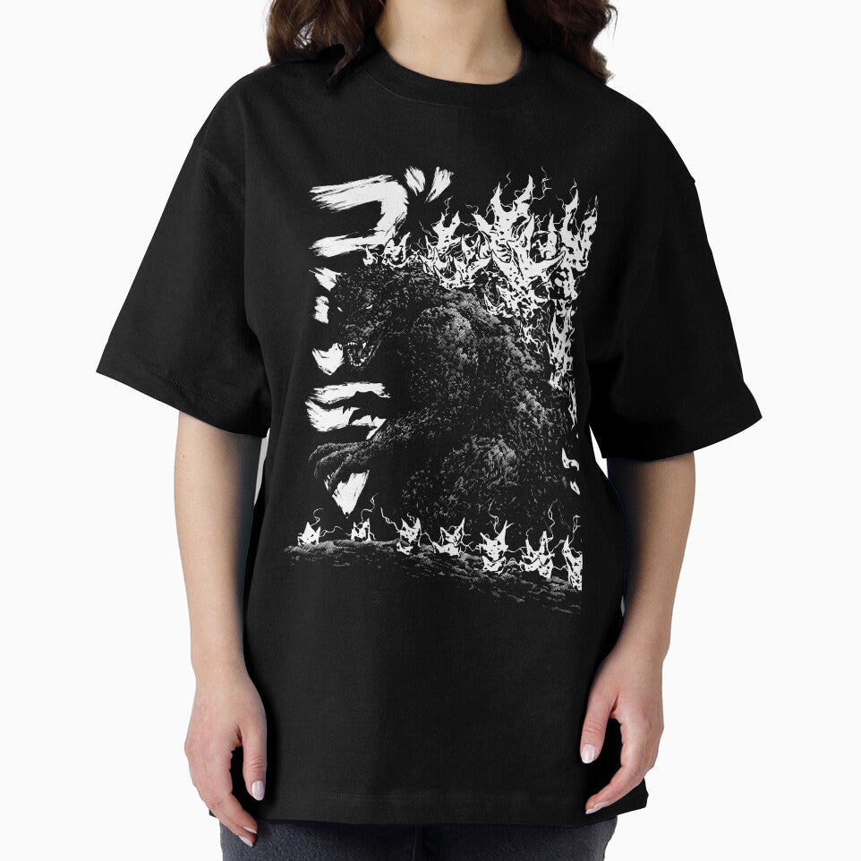 Gojira Millenium godzilla 2000 minus 1 shin b&w by JonathanGrimm