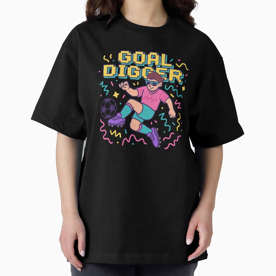Retro Soccer “Goal Digger” Cartoon Design by Hydravisions